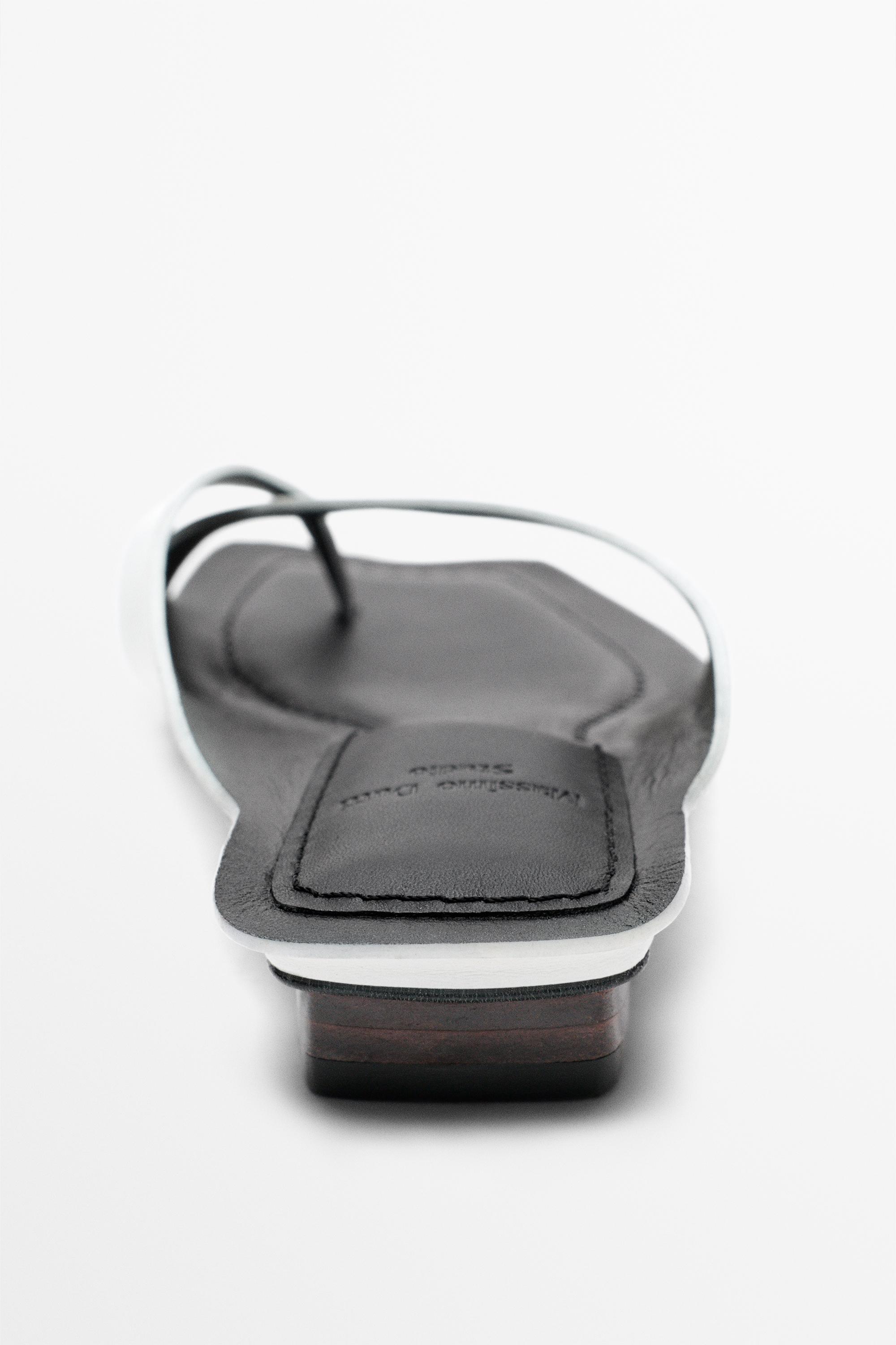 Sandale cuir talon